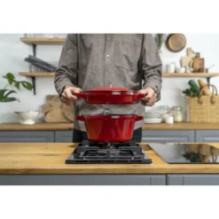 Staub 2-pcs, Set empilable, Cerise Sale