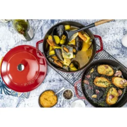 Staub 2-pcs, Set empilable, Cerise Sale