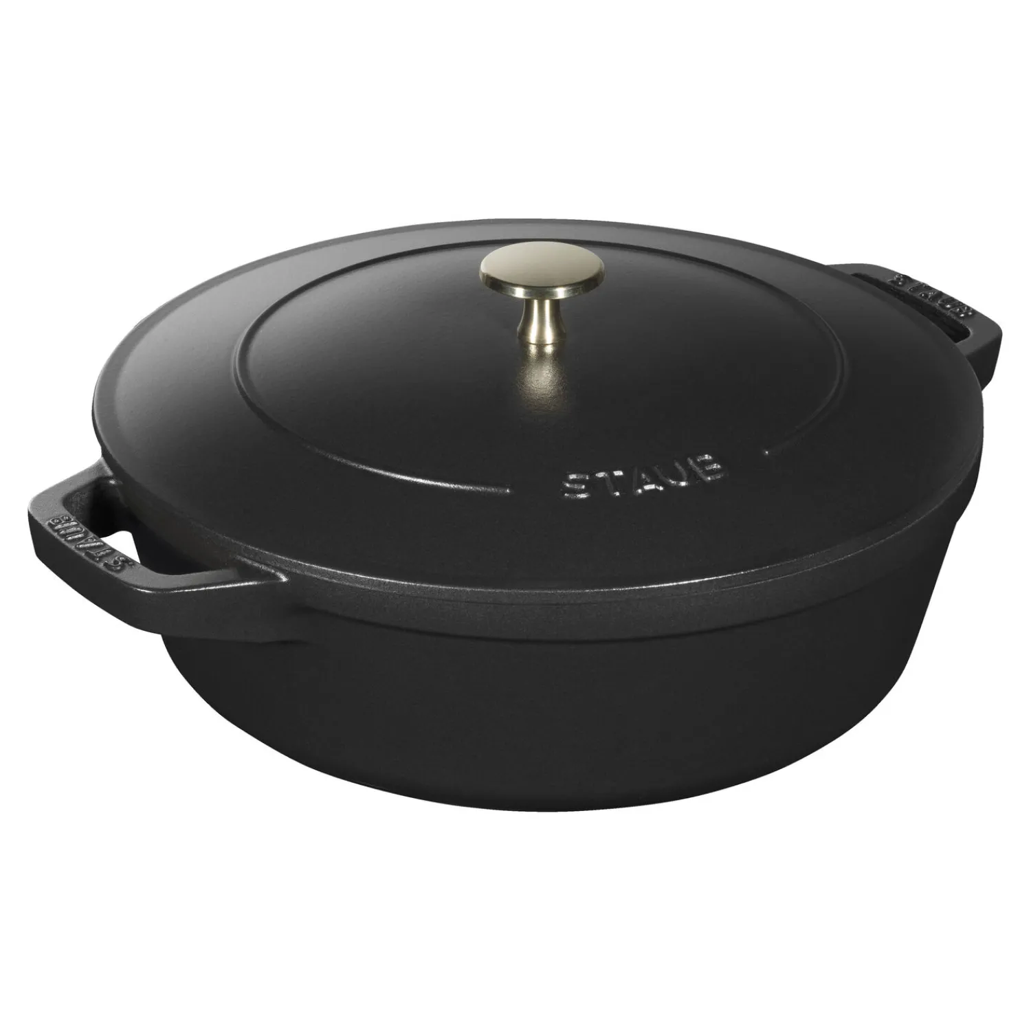 Staub 2-pcs, Set empilable, Noir mat New