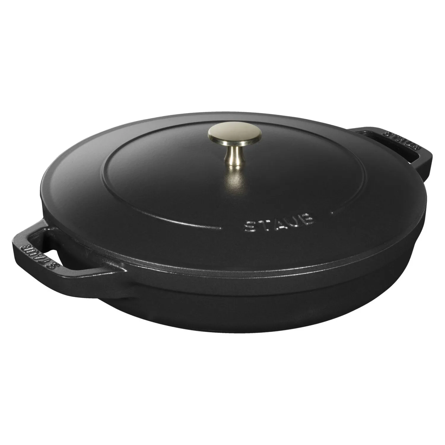 Staub 2-pcs, Set empilable, Noir mat New