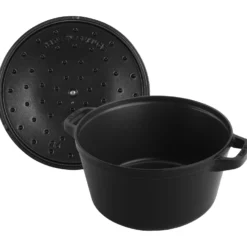 Staub 3-pcs, Set empilable, Noir mat Clearance
