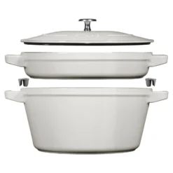 Staub 2-pcs, Set empilable, Truffe blanche Online