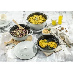 Staub 3-pcs, Set empilable, Truffe blanche Hot