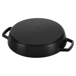 Staub Plat à paella 34 cm, Fonte, Noir mat Best
