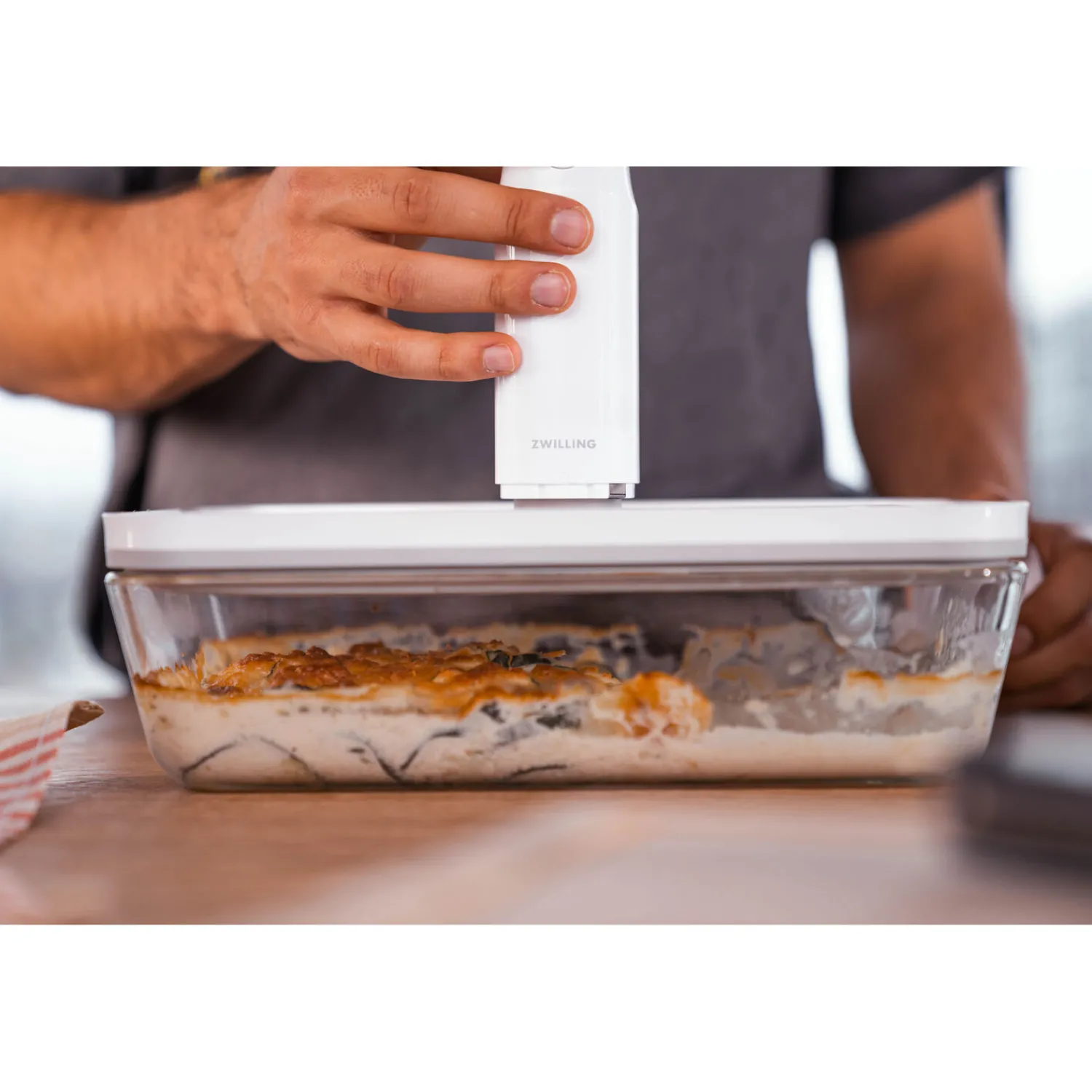 ZWILLING Plat sous vide, Verre, Gris Best