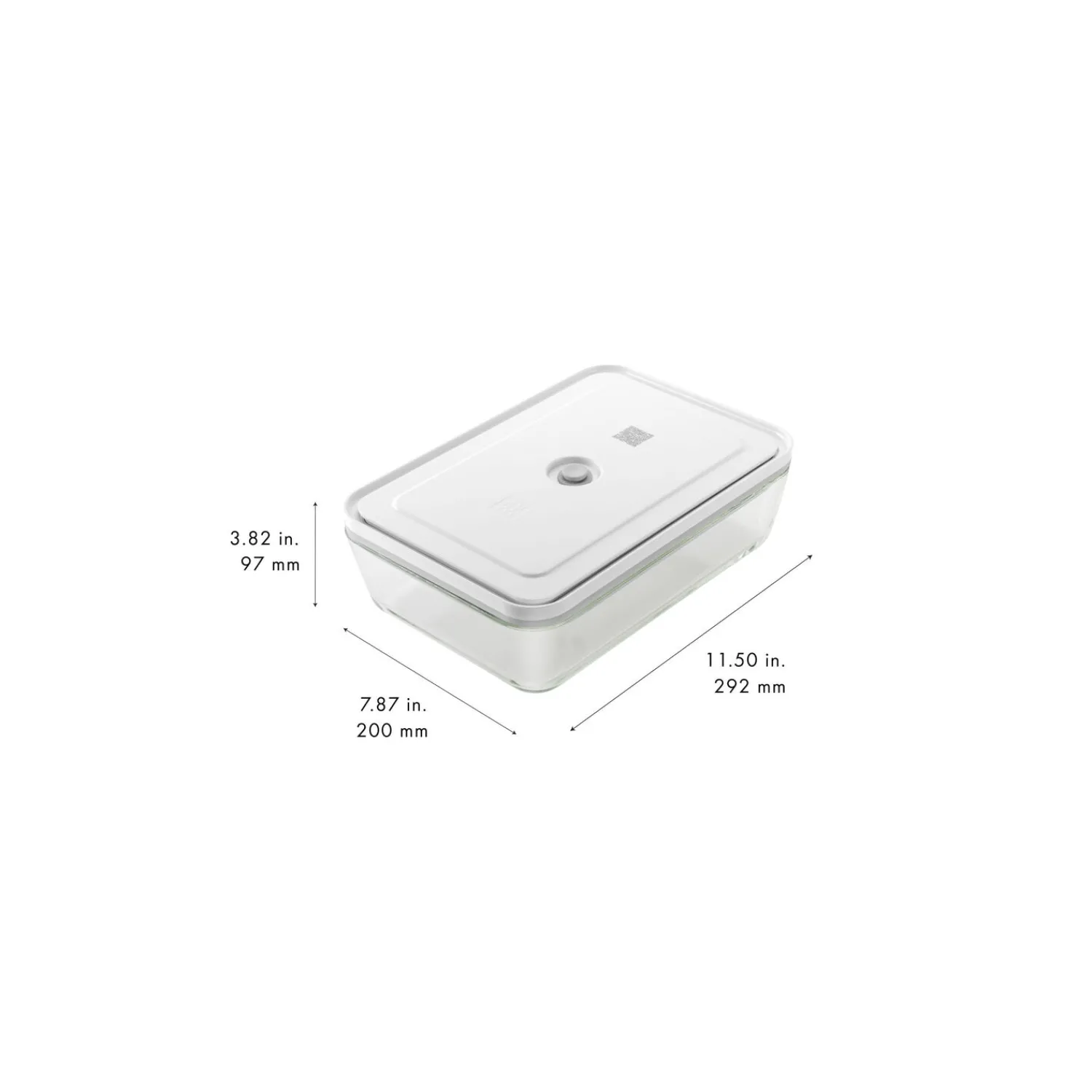 ZWILLING Plat sous vide, Verre, Gris Best