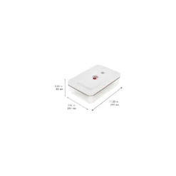 ZWILLING Plat sous vide, Verre, Rouge Sale