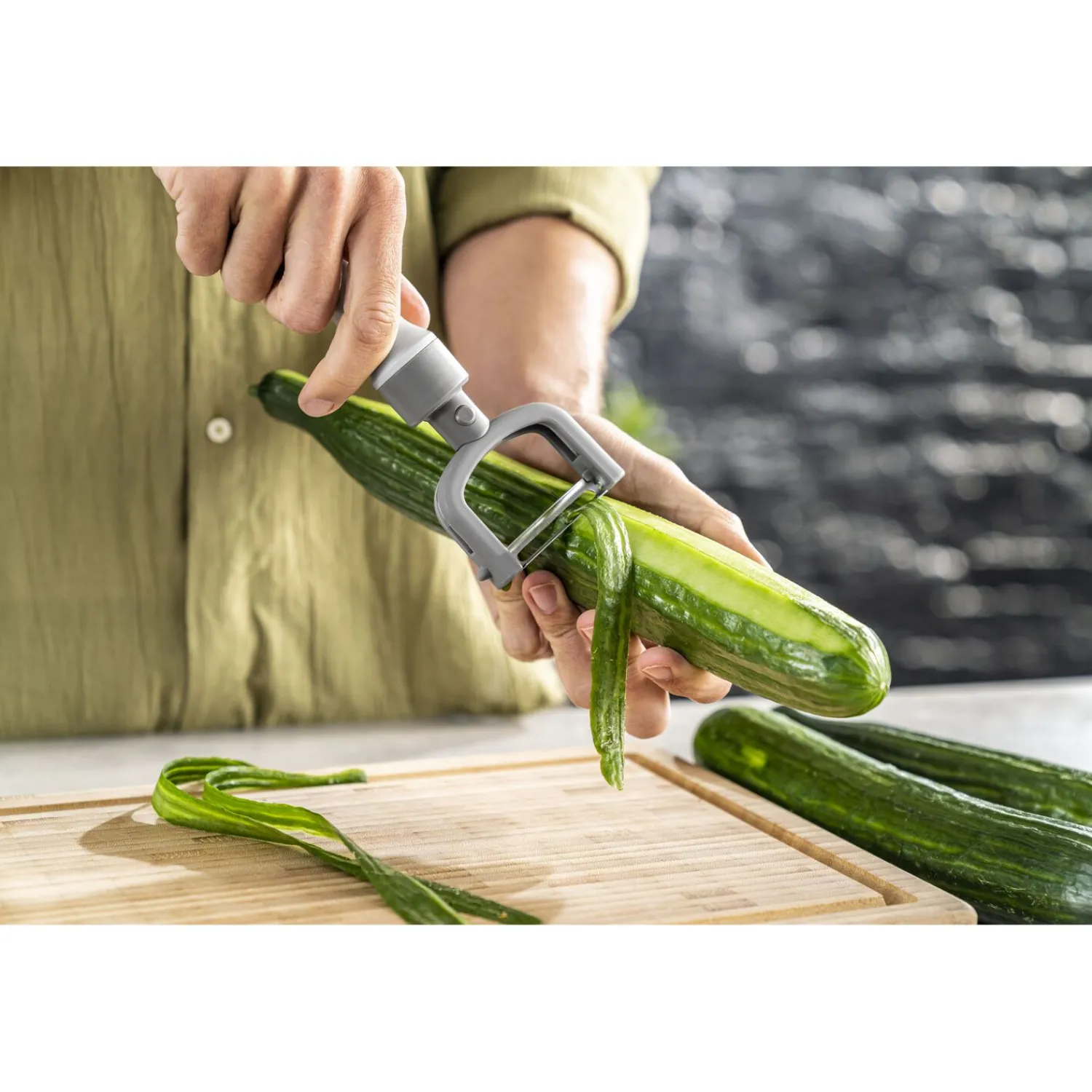 ZWILLING éplucheur 2-en-1, Gris Best