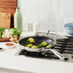 ZWILLING Poêle avec couvercle 26 cm, Inox 18/10, Argent Sale