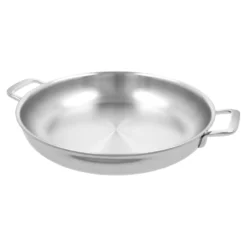 Demeyere Poêle avec 2 poignées 32 cm, Inox 18/10, Argent New