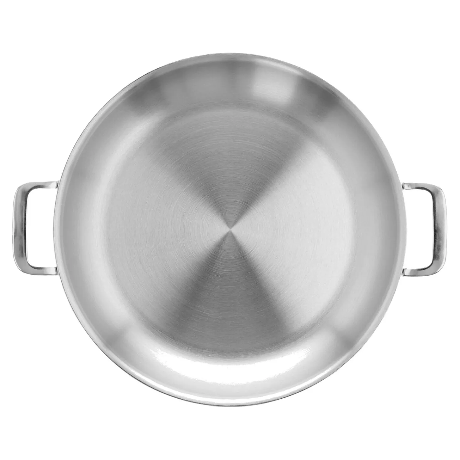 Demeyere Poêle avec 2 poignées 32 cm, Inox 18/10, Argent New