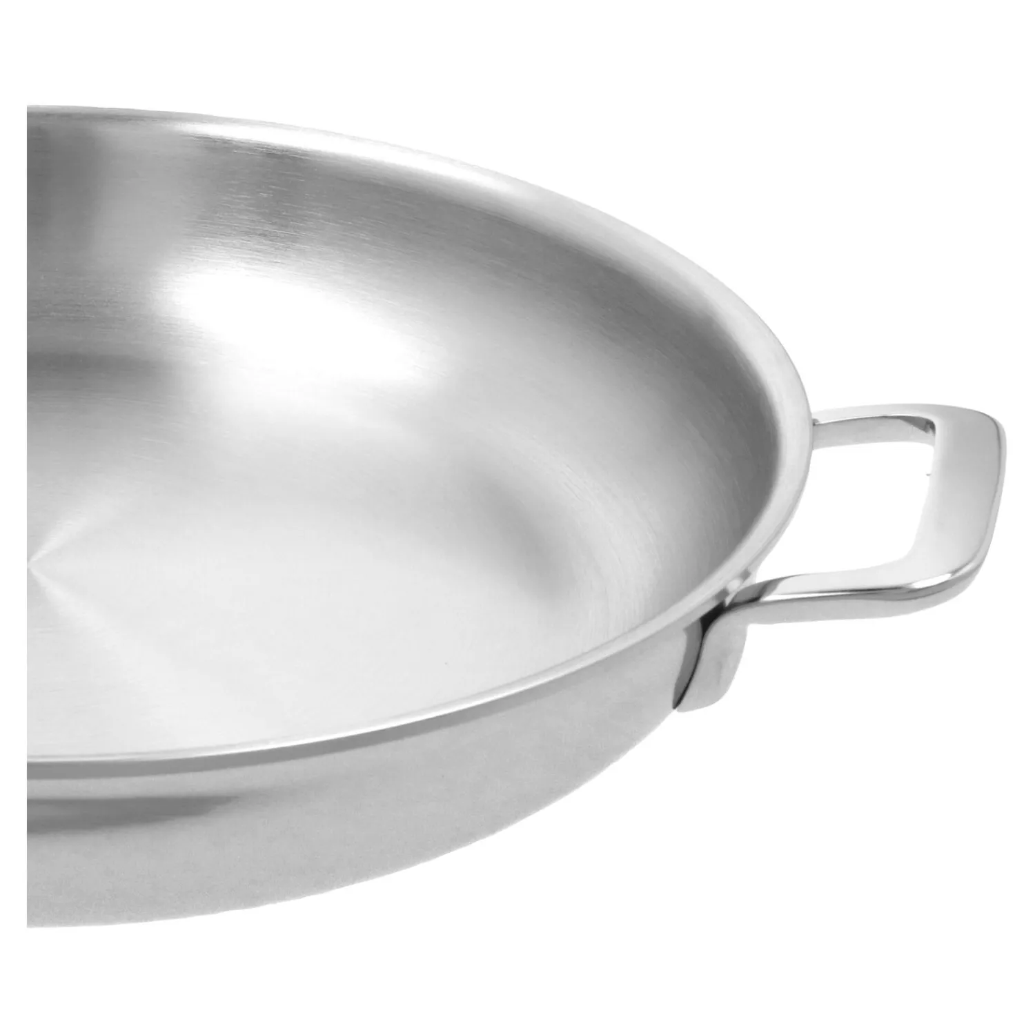 Demeyere Poêle avec 2 poignées 32 cm, Inox 18/10, Argent New