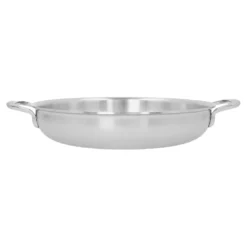 Demeyere Poêle avec 2 poignées 28 cm, Inox 18/10, Argent Hot