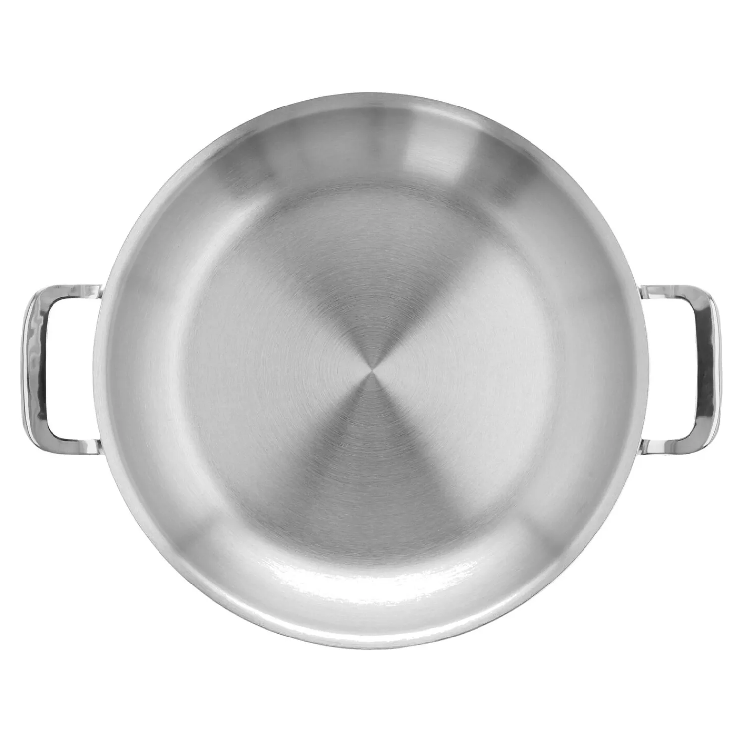 Demeyere Poêle avec 2 poignées 28 cm, Inox 18/10, Argent Hot