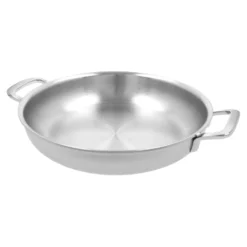 Demeyere Poêle avec 2 poignées 28 cm, Inox 18/10, Argent Hot