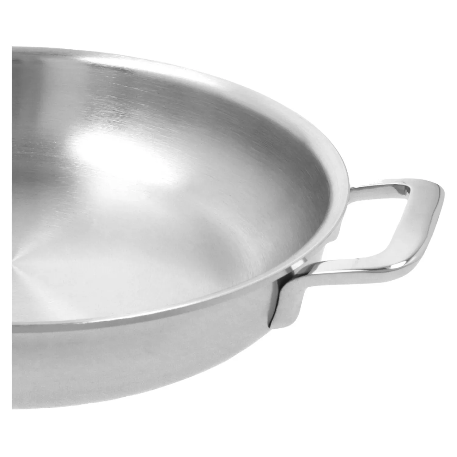 Demeyere Poêle avec 2 poignées 28 cm, Inox 18/10, Argent Hot