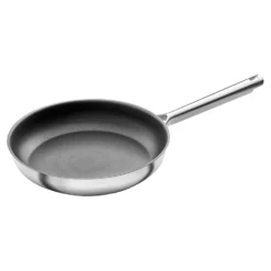 ZWILLING Poêle 24 cm, Acier inoxydable, Noir argenté Discount