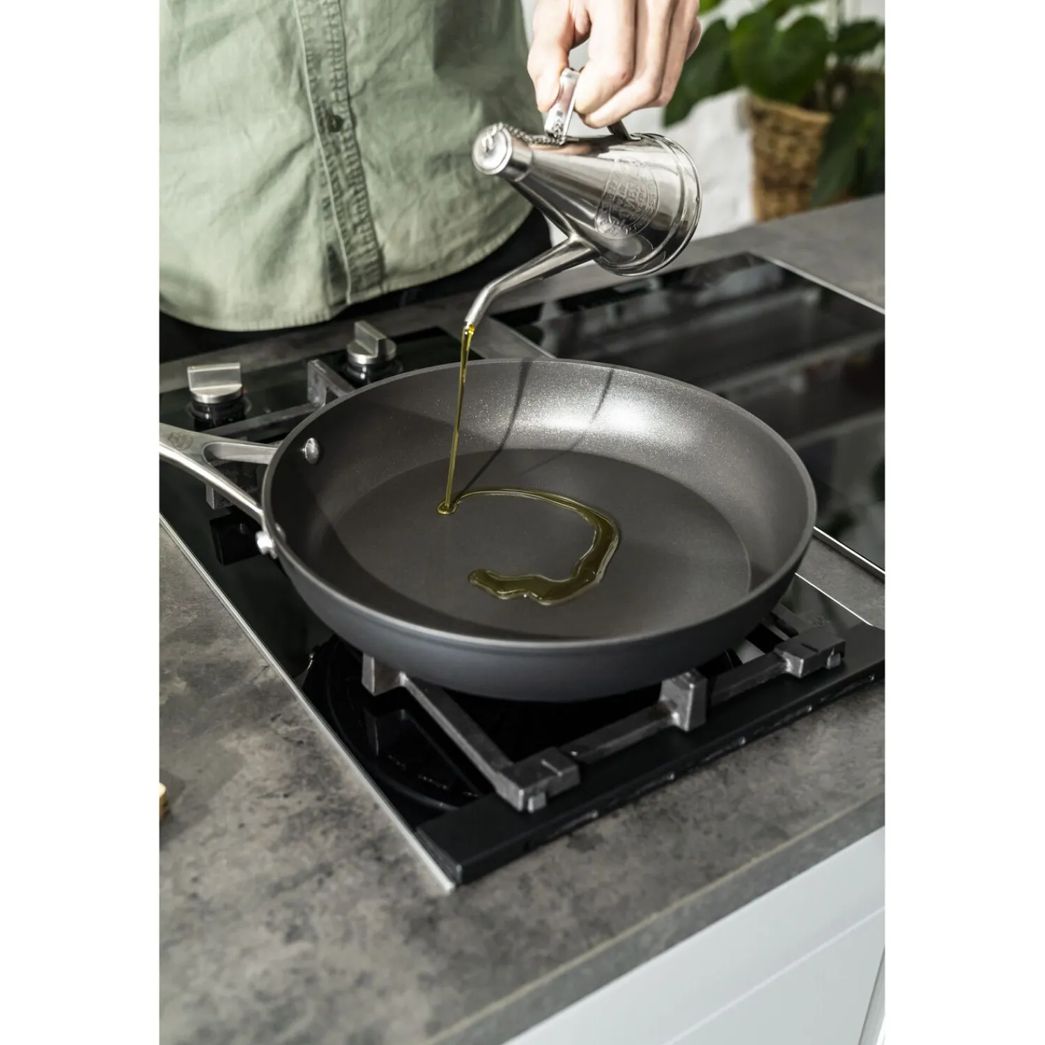 BALLARINI Poêle 28 cm, Aluminium, Noir mat Best