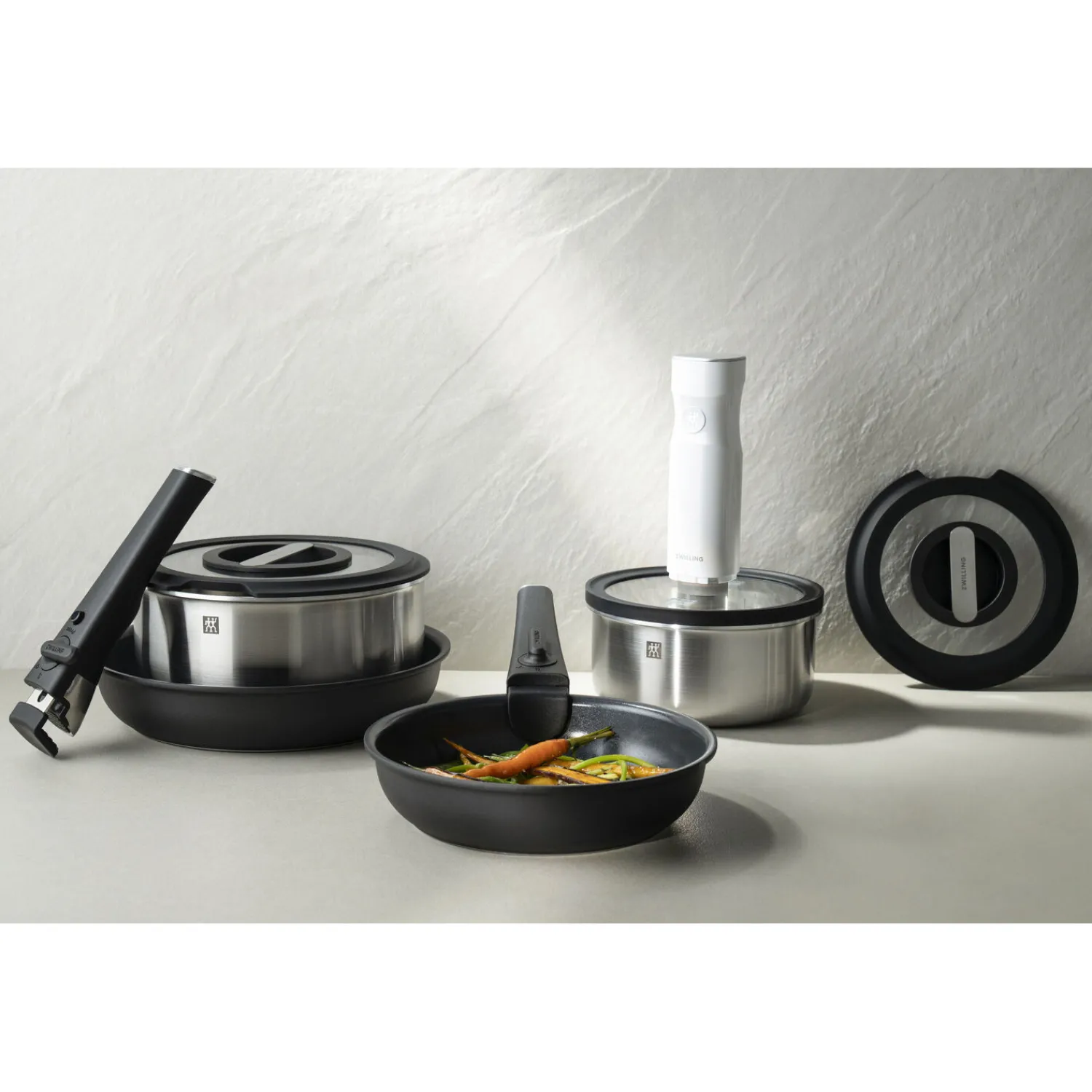 ZWILLING Poêle 20 cm, Aluminium, Noir mat New