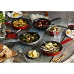 Staub Poêle 16 cm, Fonte, Gris graphite