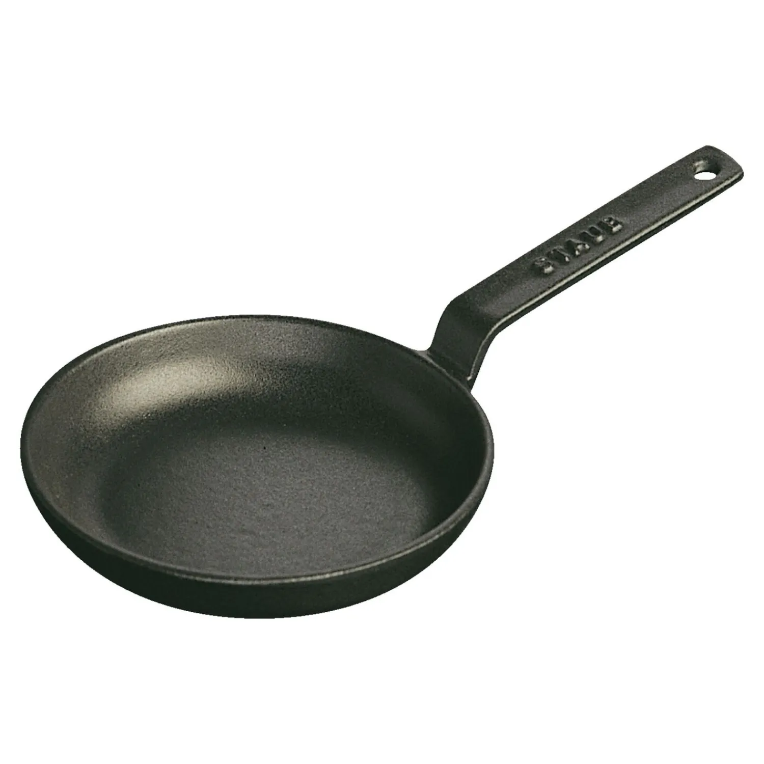 Staub Poêle 12 cm, Fonte, Noir mat Discount