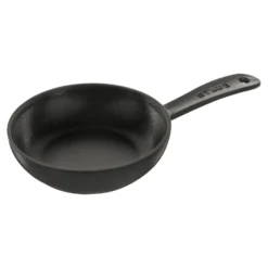 Staub Poêle 16 cm, Fonte, Noir mat Discount