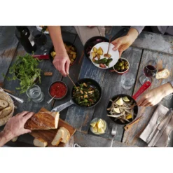 Staub Poêle 16 cm, Fonte, Noir mat Discount
