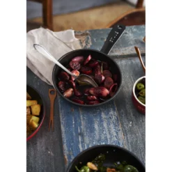Staub Poêle 16 cm, Fonte, Noir mat Discount