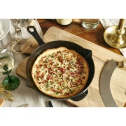 Staub Poêle 26 cm, Fonte, Noir mat Hot