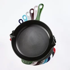 Staub Poêle 26 cm, Fonte, Noir mat Hot