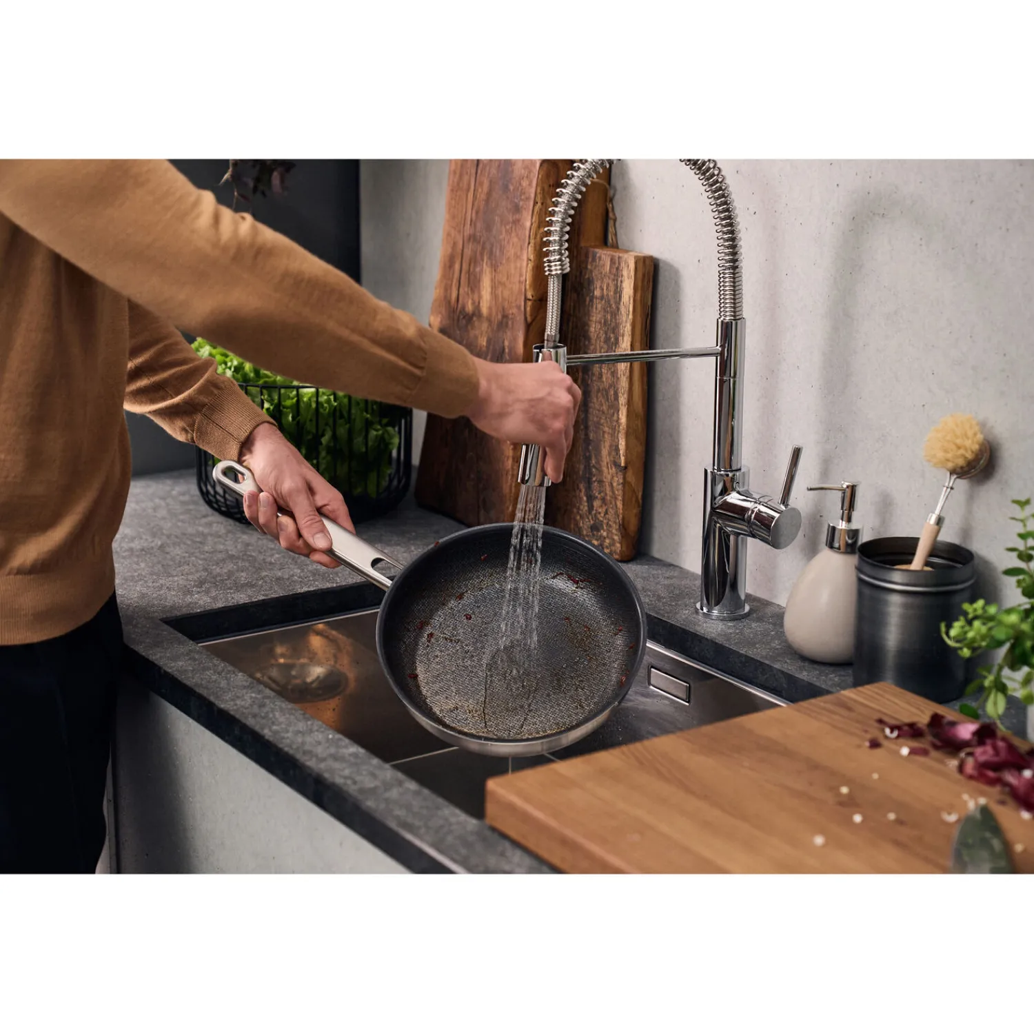 ZWILLING Poêle 24 cm, Inox 18/10 Clearance