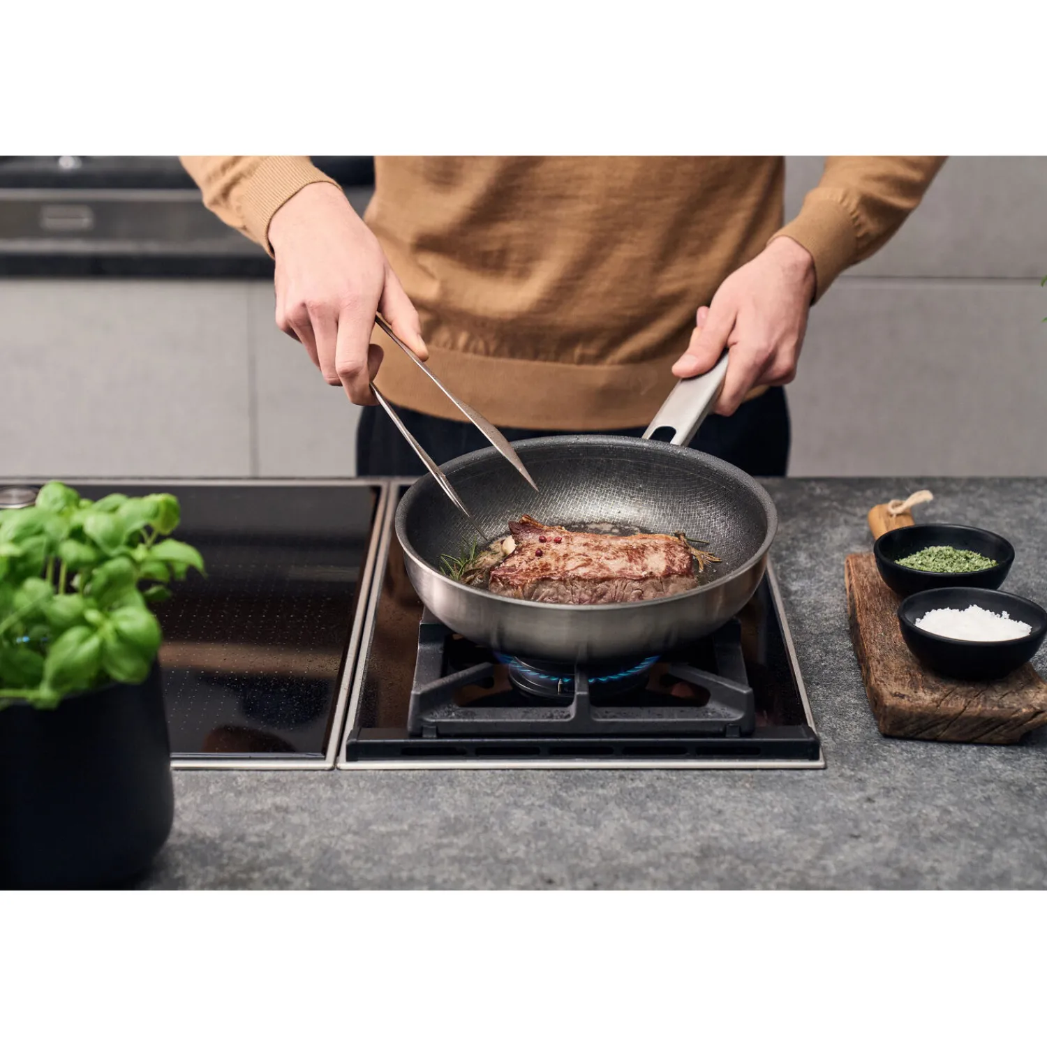 ZWILLING Poêle 28 cm, Inox 18/10 Best