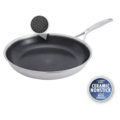 ZWILLING Poêle 30 cm, Inox 18/10, Argent