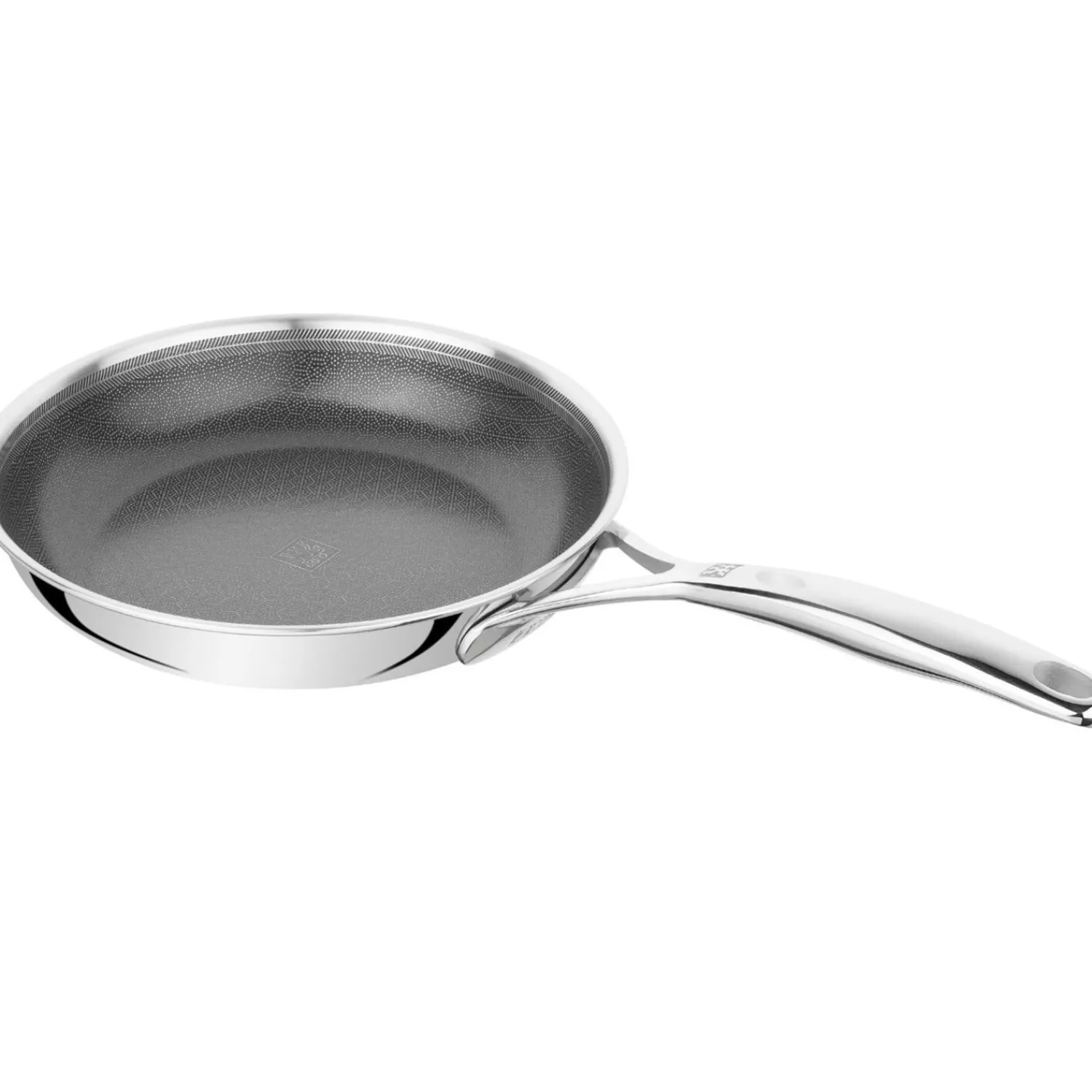 ZWILLING Poêle 24 cm, Inox 18/10, Argent