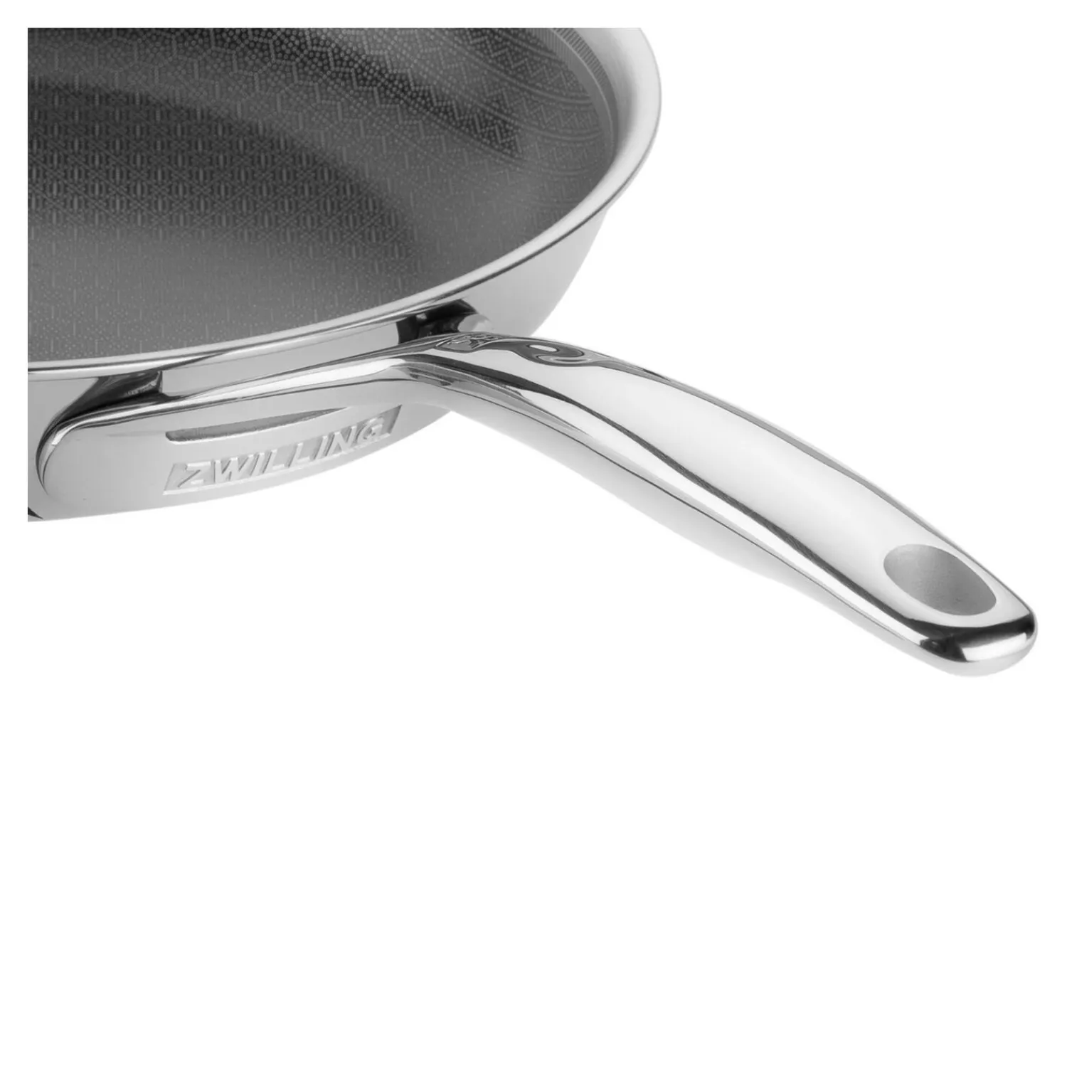 ZWILLING Poêle 24 cm, Inox 18/10, Argent
