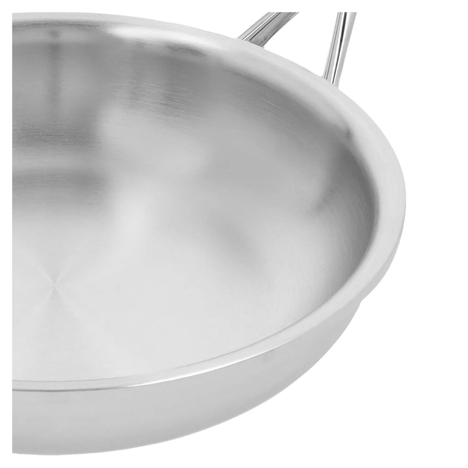 Demeyere Poêle 24 cm, Inox 18/10, Argent Discount