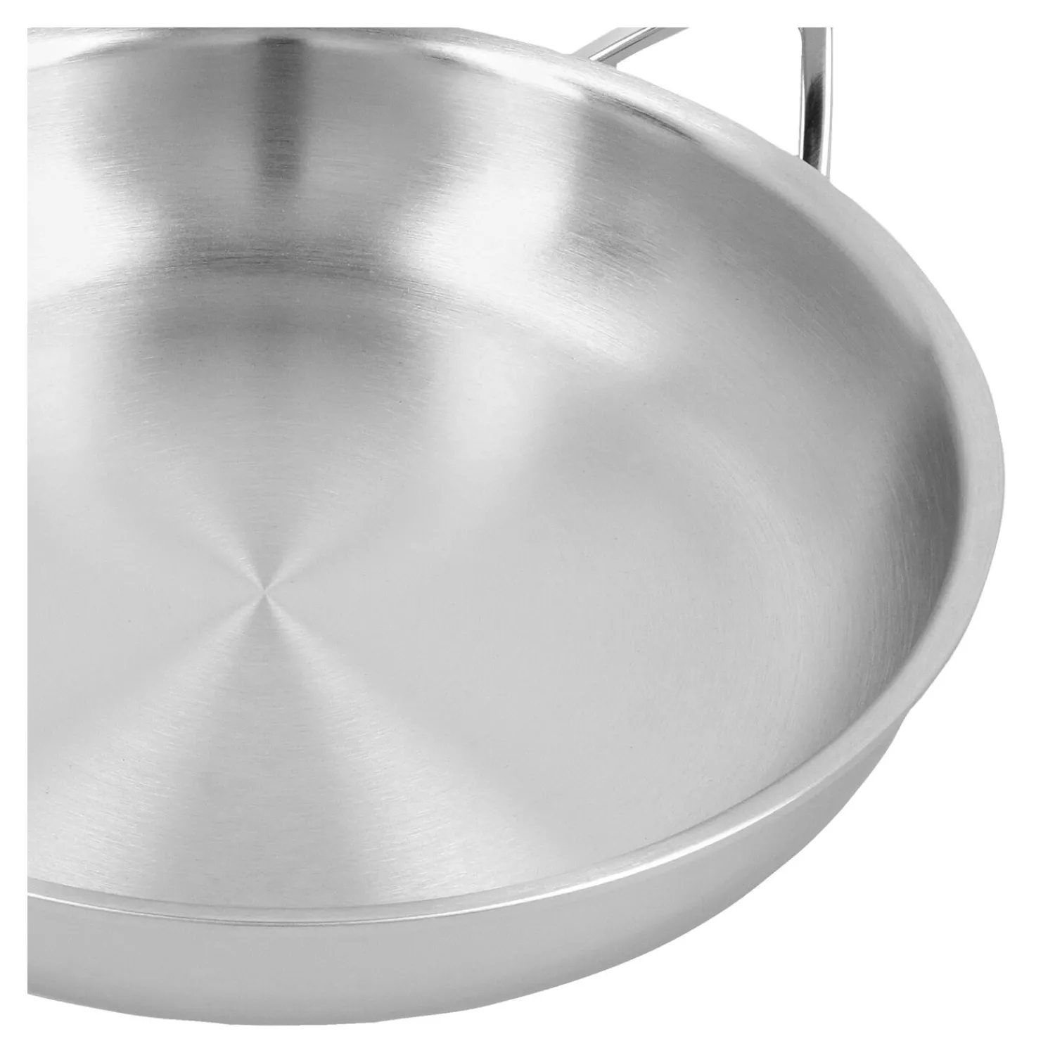 Demeyere Poêle 28 cm, Inox 18/10, Argent Discount