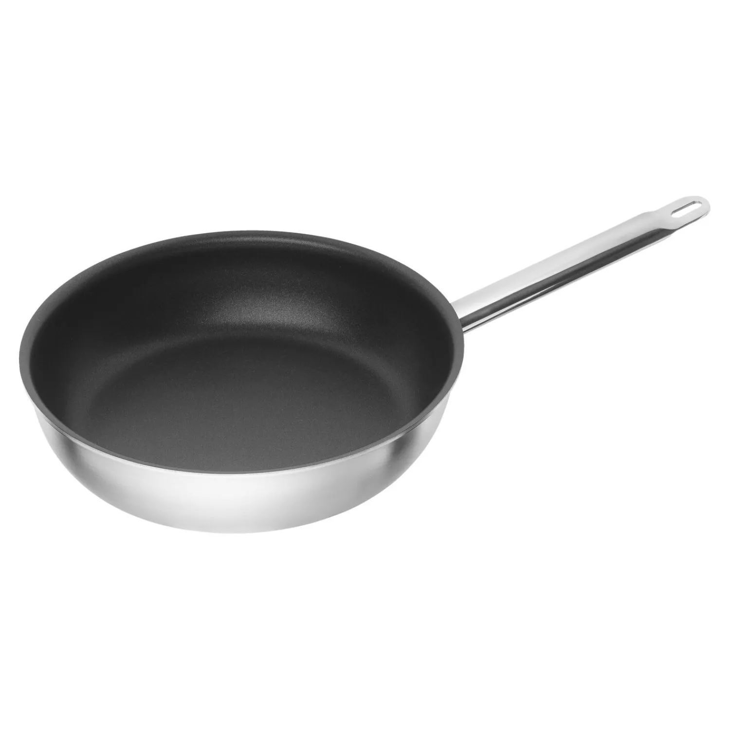 ZWILLING Poêle 28 cm, Inox 18/10, Noir argenté Outlet