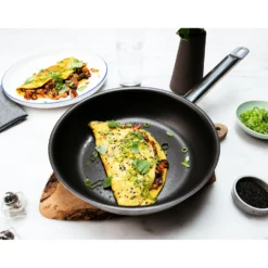 ZWILLING Poêle 24 cm, Inox 18/10, Noir argenté Best