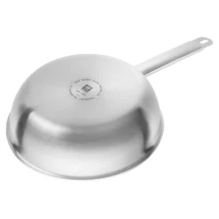 ZWILLING Poêle 26 cm, Inox 18/10, Noir argenté Sale