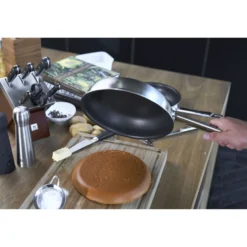 ZWILLING Poêle 26 cm, Inox 18/10, Noir argenté Sale