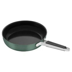 ZWILLING Poêle, 28 cm, Inox 18/10, Revêtement antiadhésif en céramique Vert New