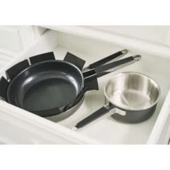 ZWILLING Poêle, 20 cm, Inox 18/10, Revêtement antiadhésif en céramique Gris