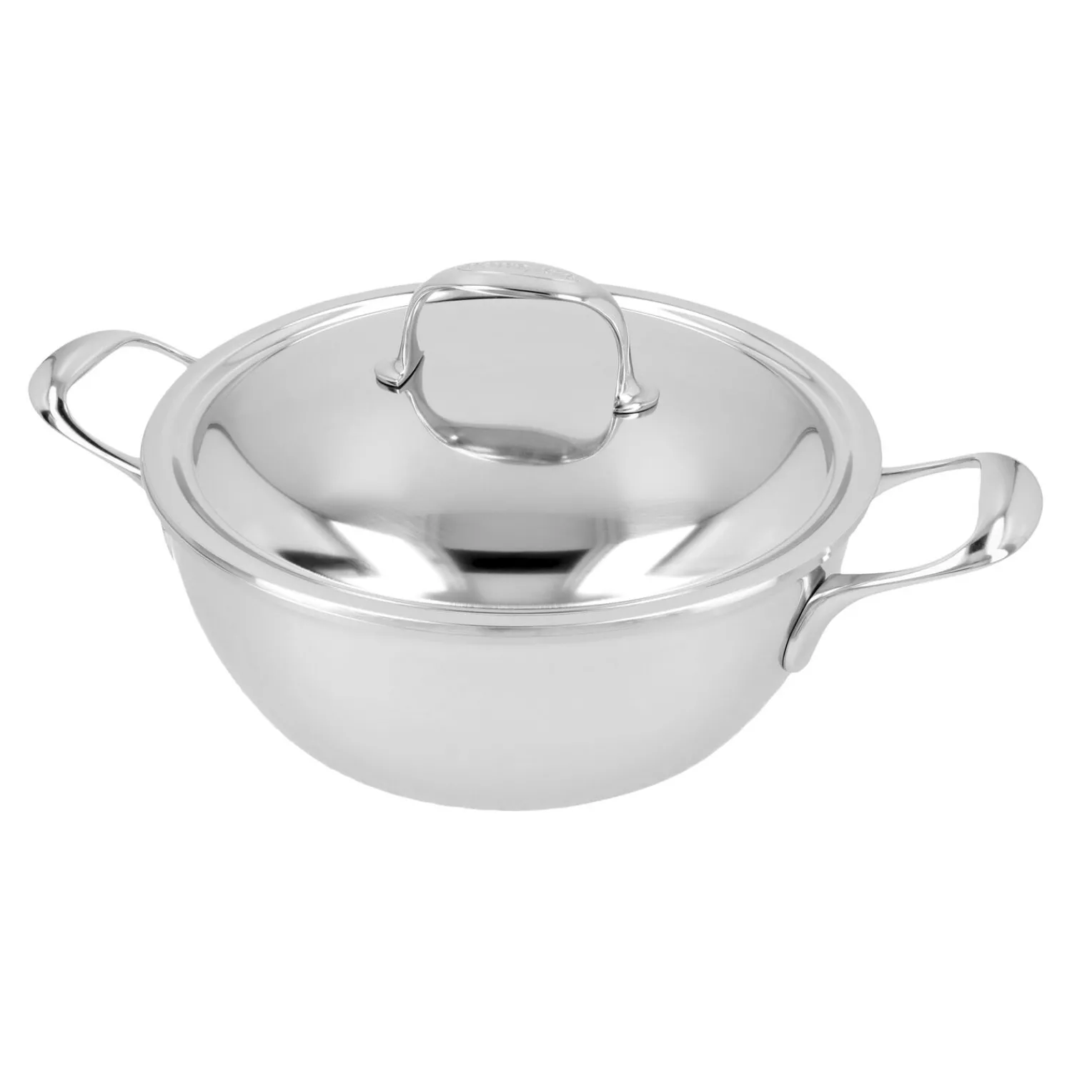 Demeyere Poêle de service avec couvercle à double paroi 24 cm, Inox 18/10 Online