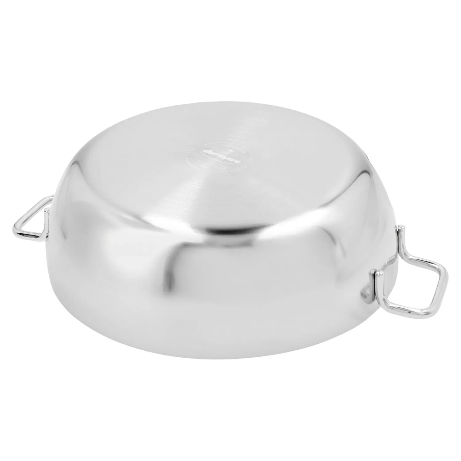 Demeyere Poêle de service avec couvercle en verre 28 cm, Inox 18/10 Outlet