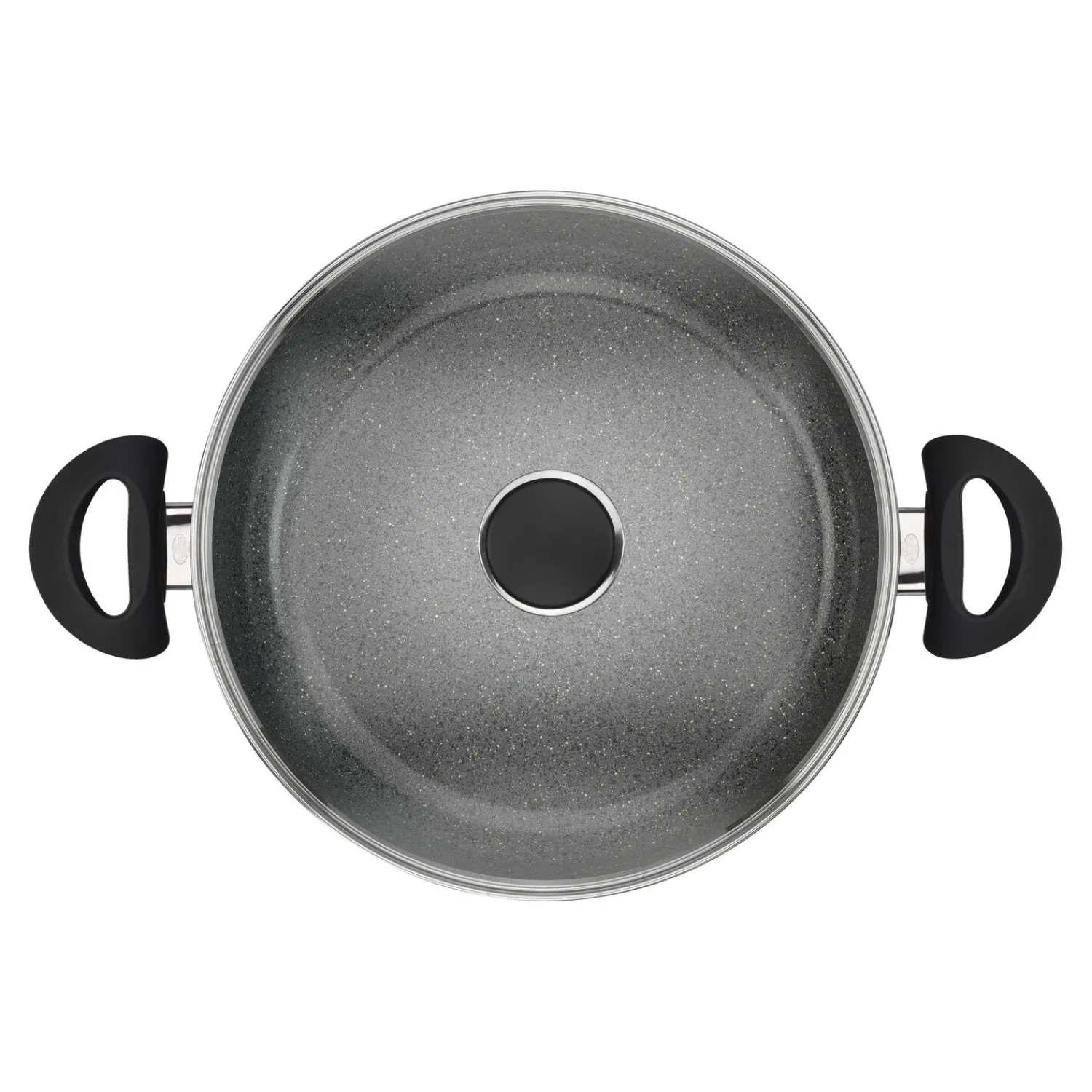 BALLARINI Poêle de service avec couvercle, 28 cm, Aluminium, Revêtement antiadhésif en céramique