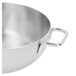 Demeyere Poêle de service avec couvercle en verre 24 cm, Inox 18/10 Discount