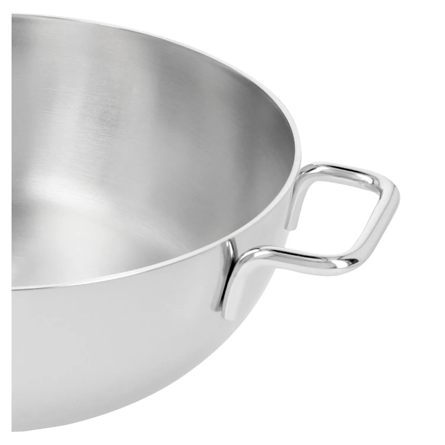 Demeyere Poêle de service avec couvercle en verre 24 cm, Inox 18/10 Discount