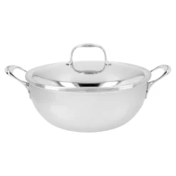 Demeyere Poêle de service avec couvercle à double paroi 28 cm, Inox 18/10 Clearance
