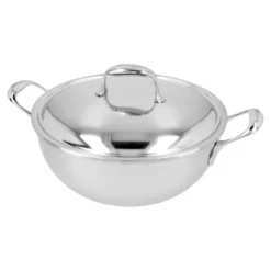 Demeyere Poêle de service avec couvercle à double paroi 28 cm, Inox 18/10 Clearance